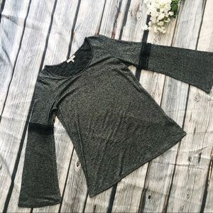 Dark grey long sleeve boutique style shirt